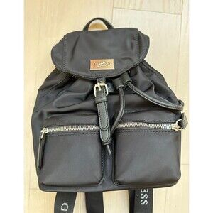 Guess Mini Backpack Black Y2K 90s Daybag Festival Carryall Everyday Bag New